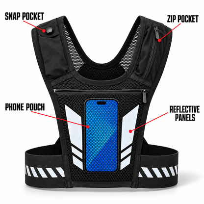 Hands-Free Reflective Running Vest